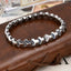 Sterling Silver Bully Mountain Armour Geometric Punk Bracelet