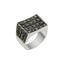 Marcasite Mens Ring