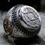 Customizable Seal of Solomon Silver Mens Ring