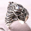 Handmade Silver Skull No Stone Mens Ring