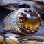 Oval Natural Zultanite Color Changing Silver Mens Ring