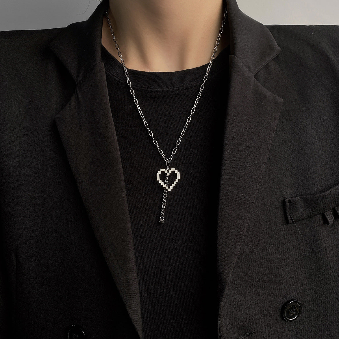 Cute In Love Silver Chain Secondary image