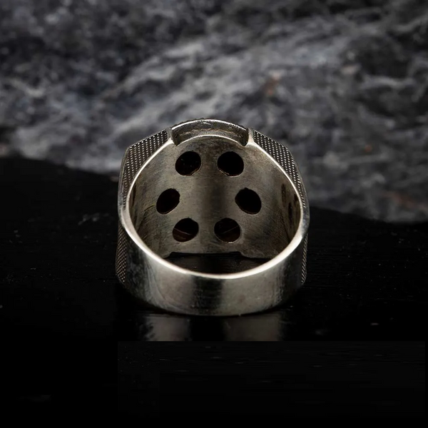 Clock Design Micro Detailed Spinner Ring