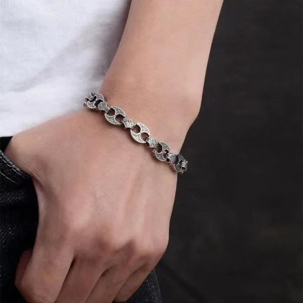 Sterling Silver Personalized Lobster Clasp Bracelet Secondary image