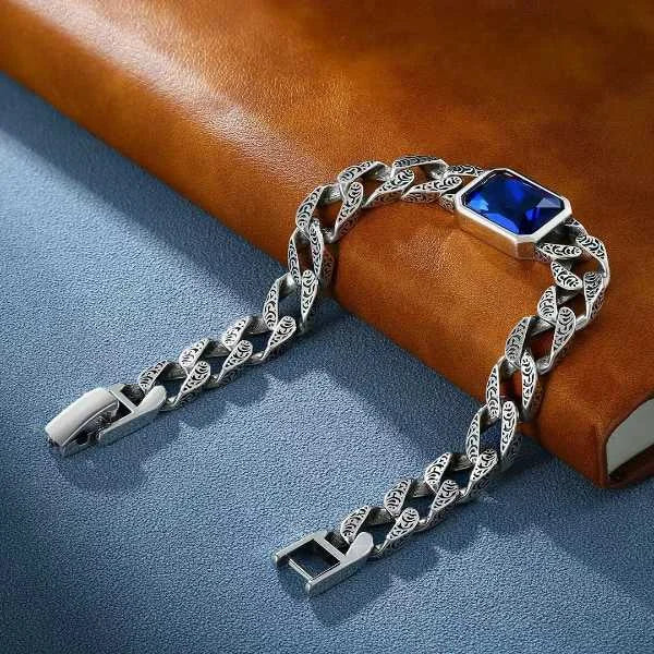 Sterling Silver Sapphire Simple Trend Bracelet Main image