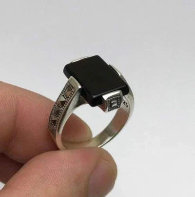 Falcon Onyx Ring- Secondary image