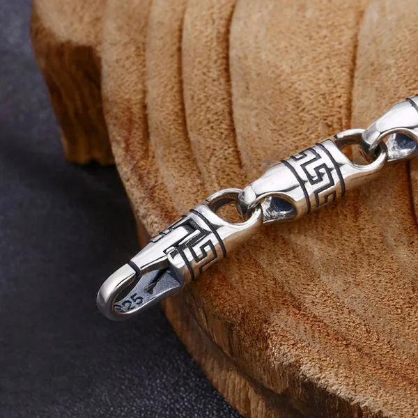 Sterling Silver Vintage Lucky Bucket Bead Bracelet Secondary image