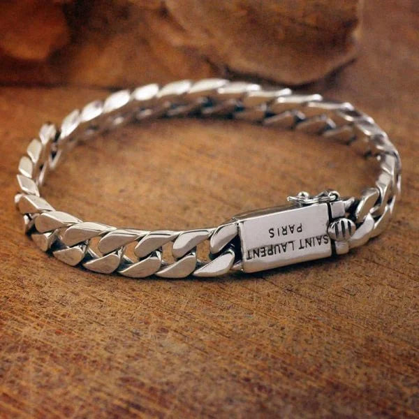 Sterling Silver Cuba Chain Bracelet Main image