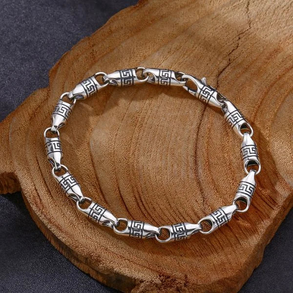 Sterling Silver Vintage Lucky Bucket Bead Bracelet Main image