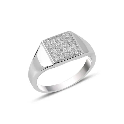 Zircon Silver Ring Main image