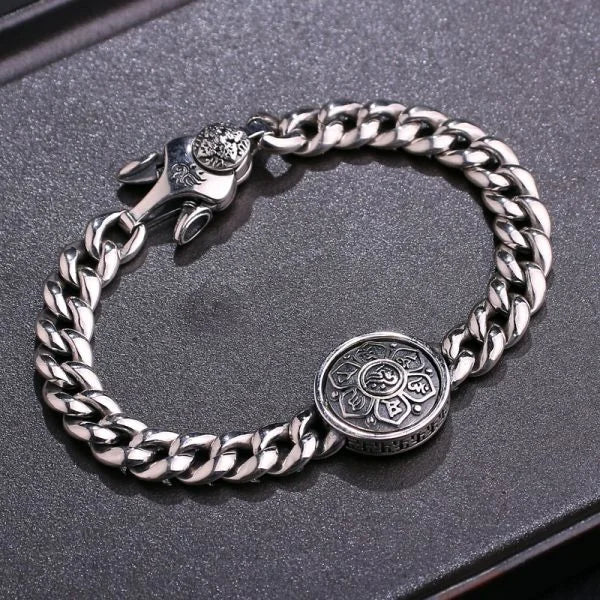 Sterling Silver Six Characters Vine Bracelet Main image