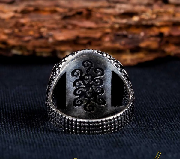 Stoneless Nalain Pak Oval Silver Ring