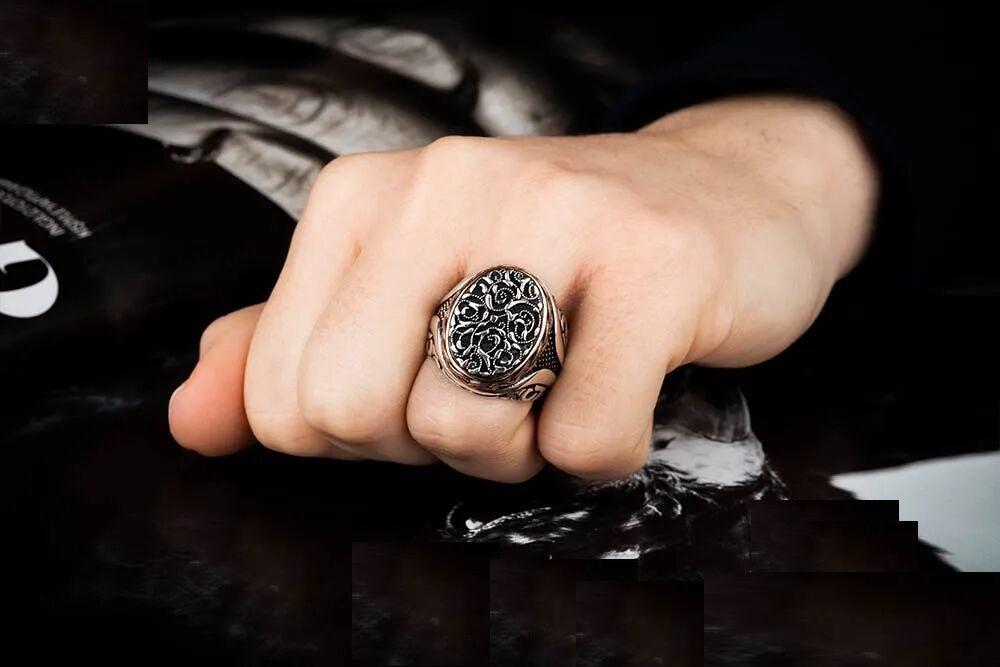 Exclusive Design Stoneless Silver Ring No4 Secondary image