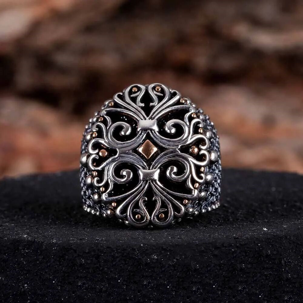 Exclusive Design Stoneless Silver Ring No3 Main image