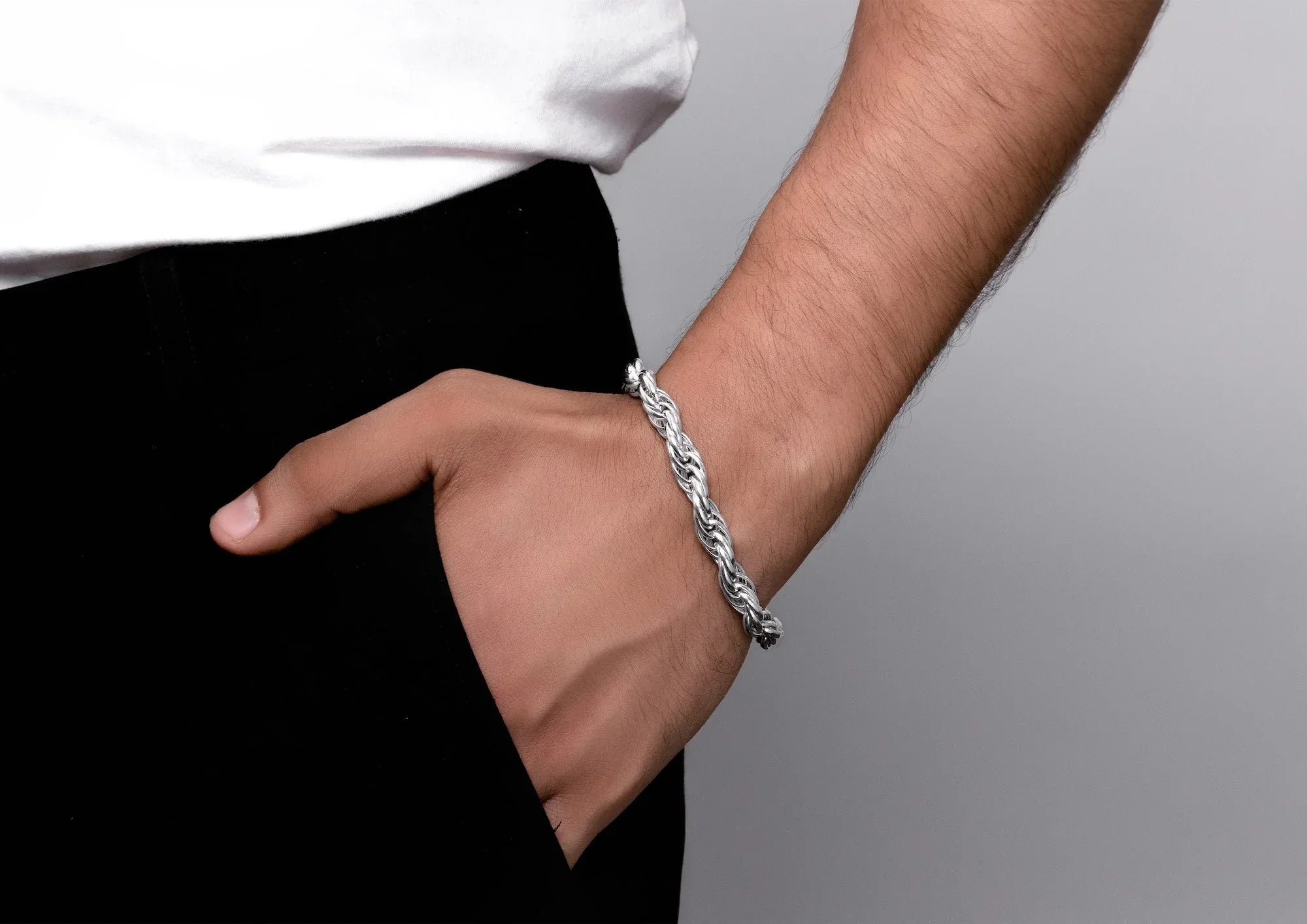 Chunky Rope Men Bracelet Secondary image