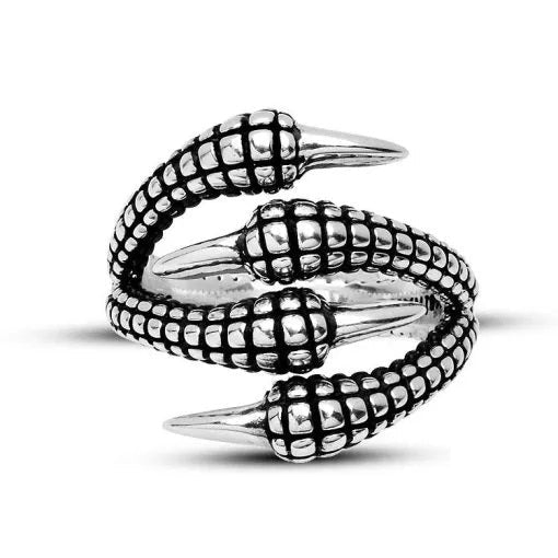 Claw of Falcon Silver Ring Main image