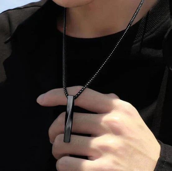 Collier Black Chain Secondary image