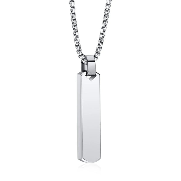 Contemporary Edge Chain -Silver