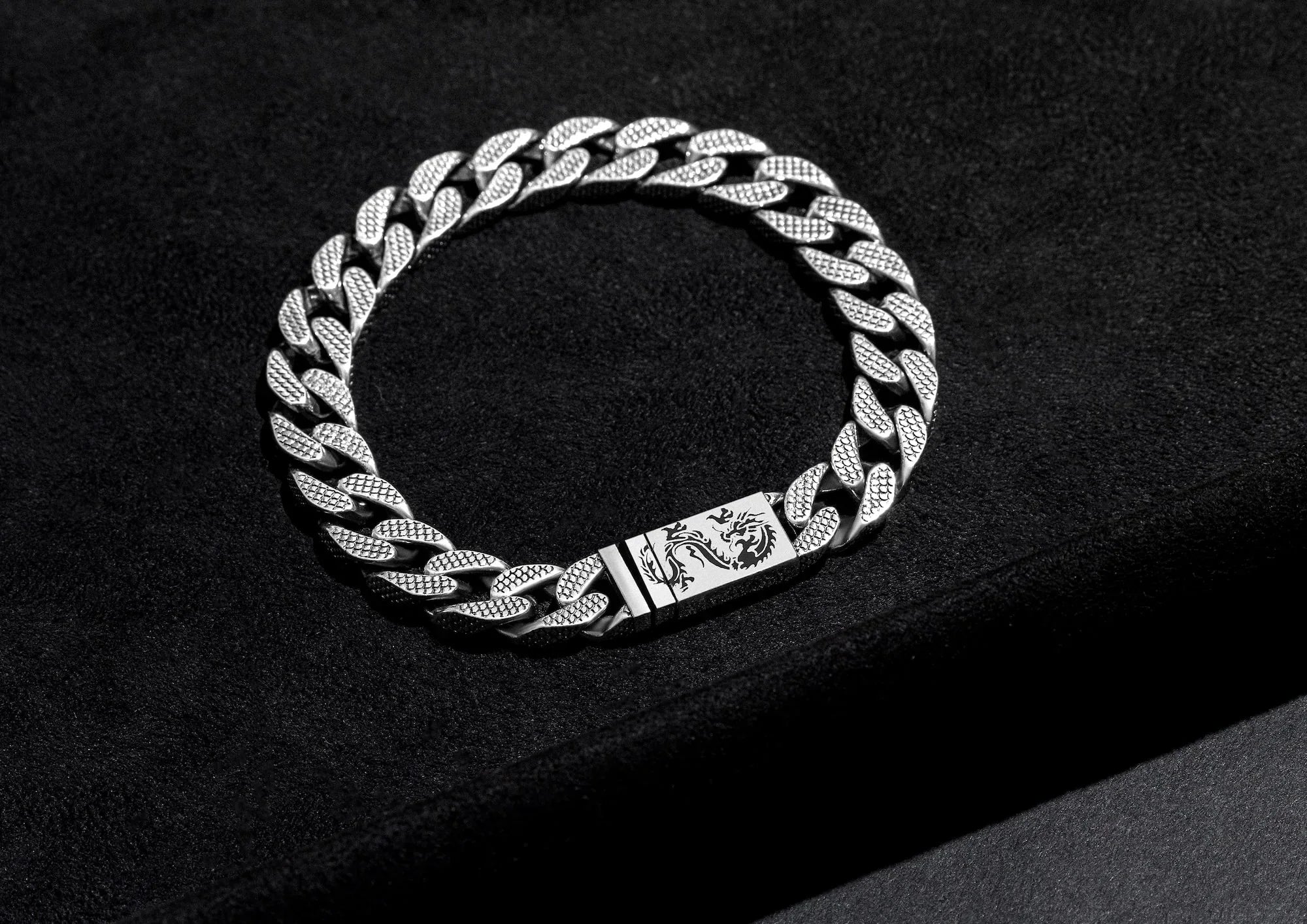 Zen Balance Revolving Medallion Men Bracelet Main image