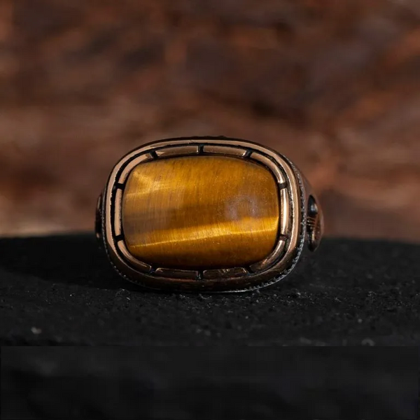 Ala Collection Tiger Eye Men Ring