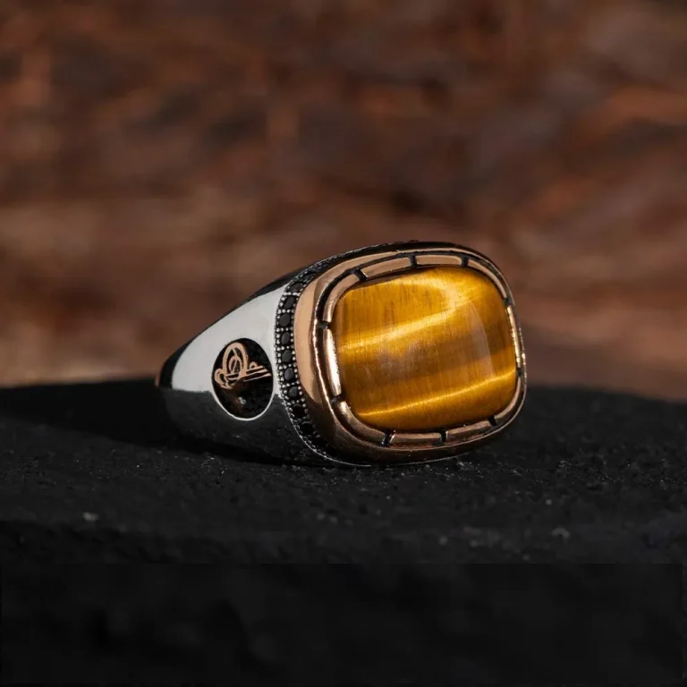 Ala Collection Tiger Eye Men Ring Main image