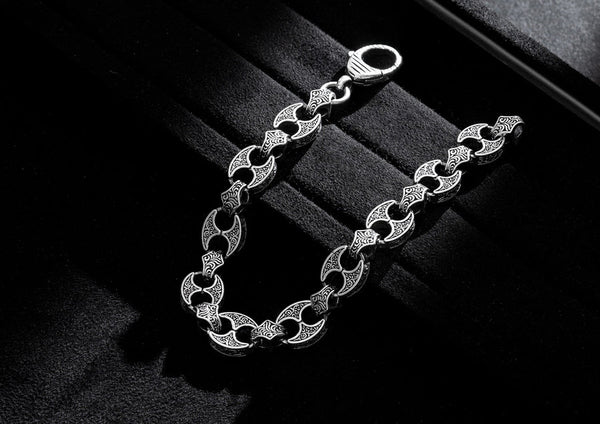 Engraved Battle Axe Bracelet