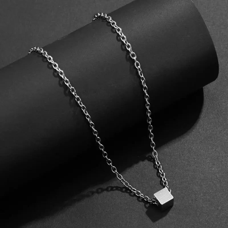 Demeter Cubic Silver Metal Chain Main image