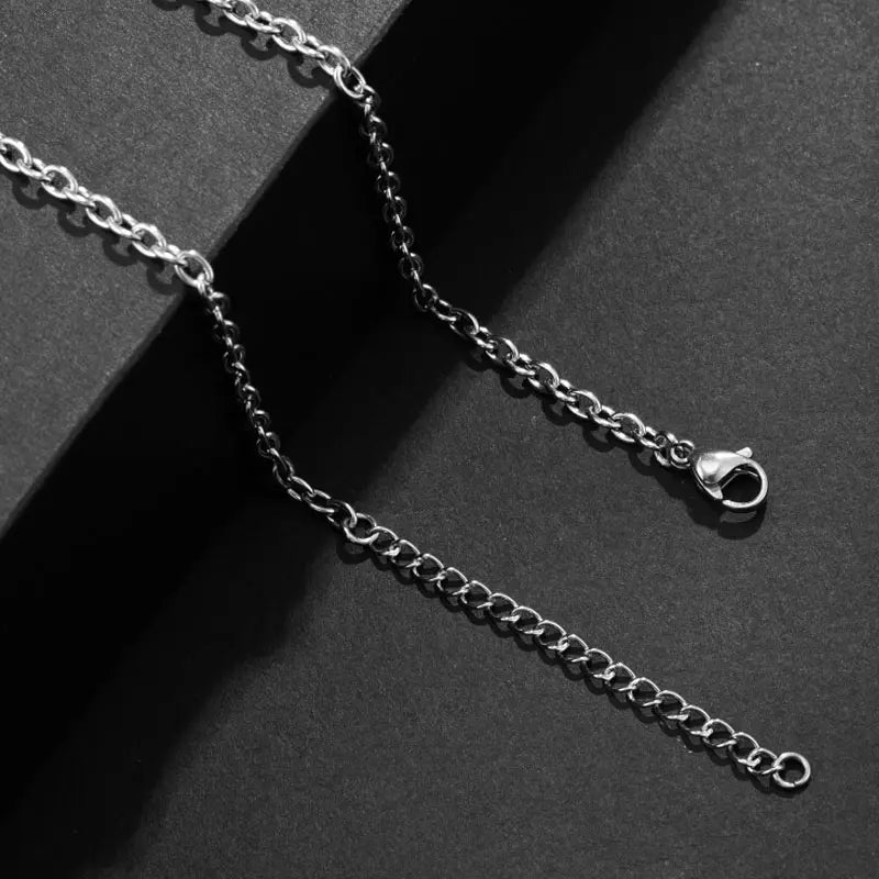 Demeter Cubic Silver Metal Chain Secondary image