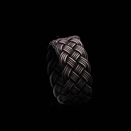 Handmade Kazaz Silver Knot Ring-3 Main image