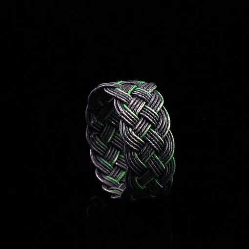Handmade Kazaz Silver Knot Ring-4 Main image