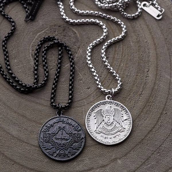 Country Coin Necklace  Men