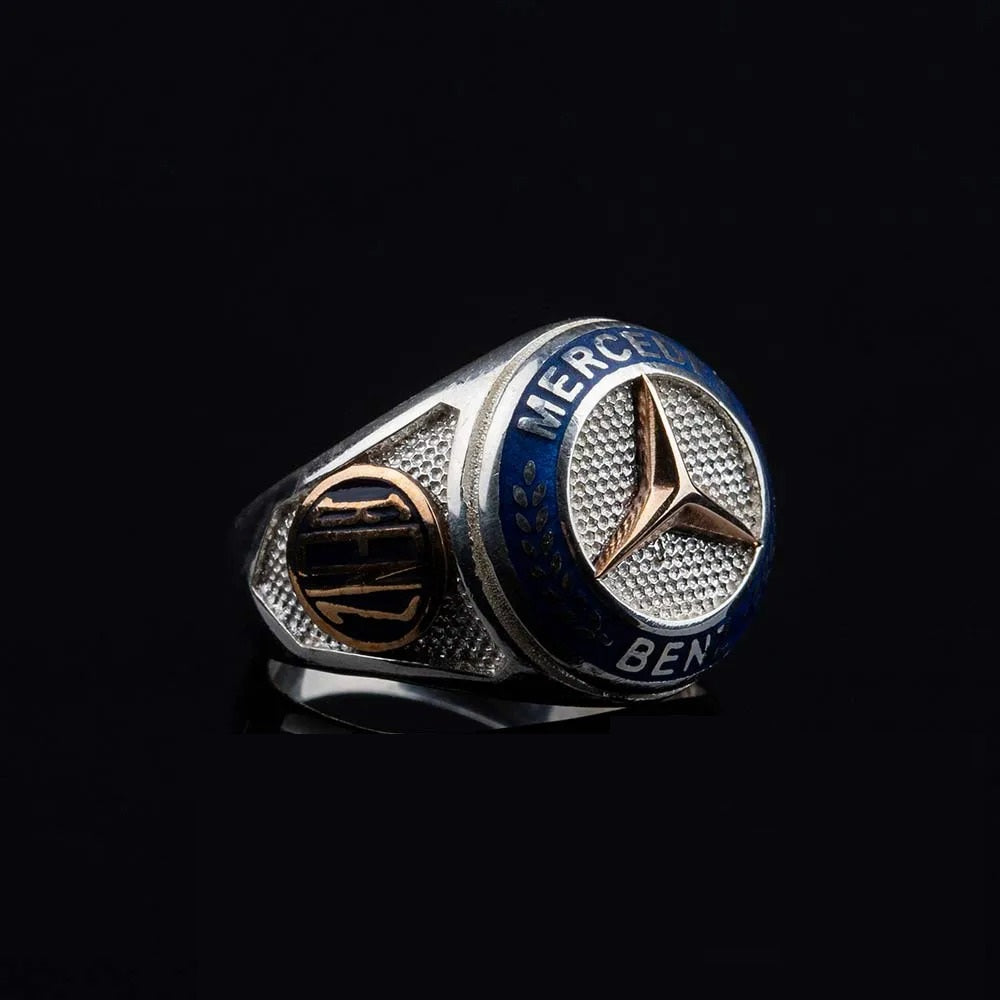 Car Logo Special Silver Ring for Mercedes-Benz Owners No1 Main image