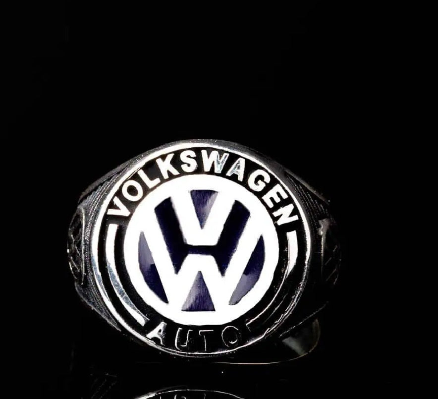 Car Logo Micro Zircon Detailed Ring for Volkswagen Owners No2 Main image