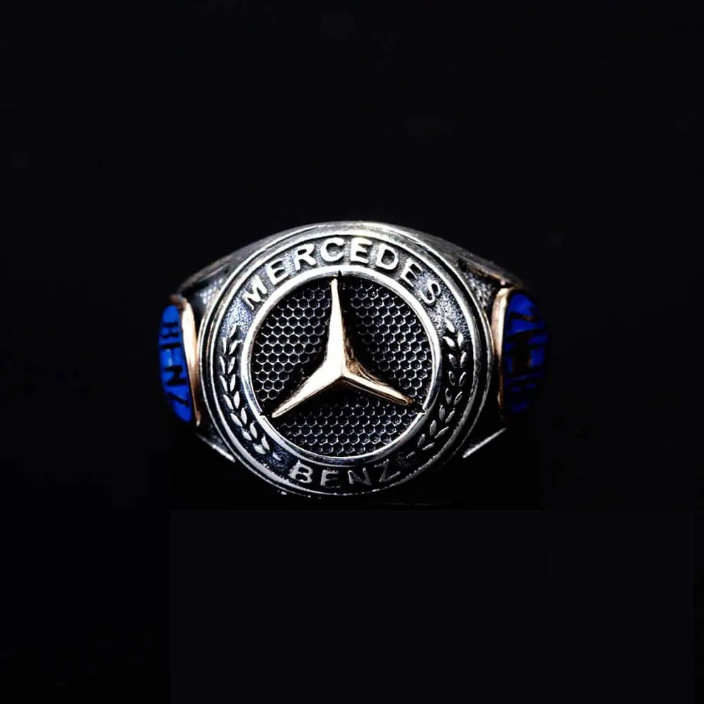 Car Logo Special Silver Ring for Mercedes-Benz Owners No4 Main image