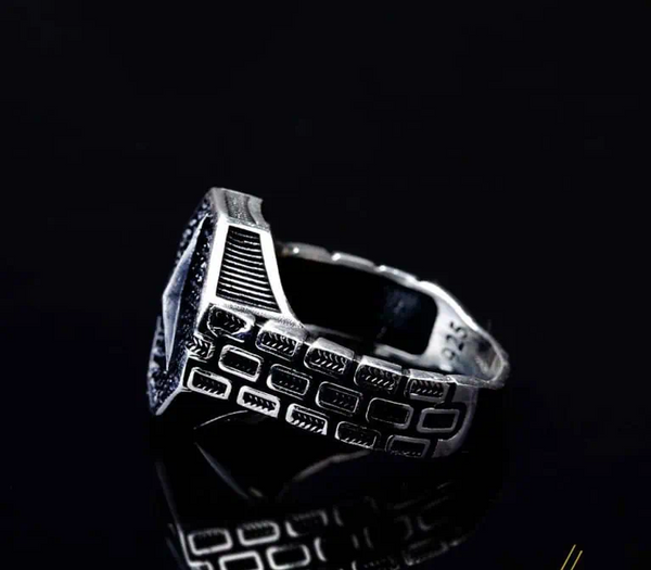 Car Logo Micro Zircon Detailed Ring for Mercedes-Benz Owners