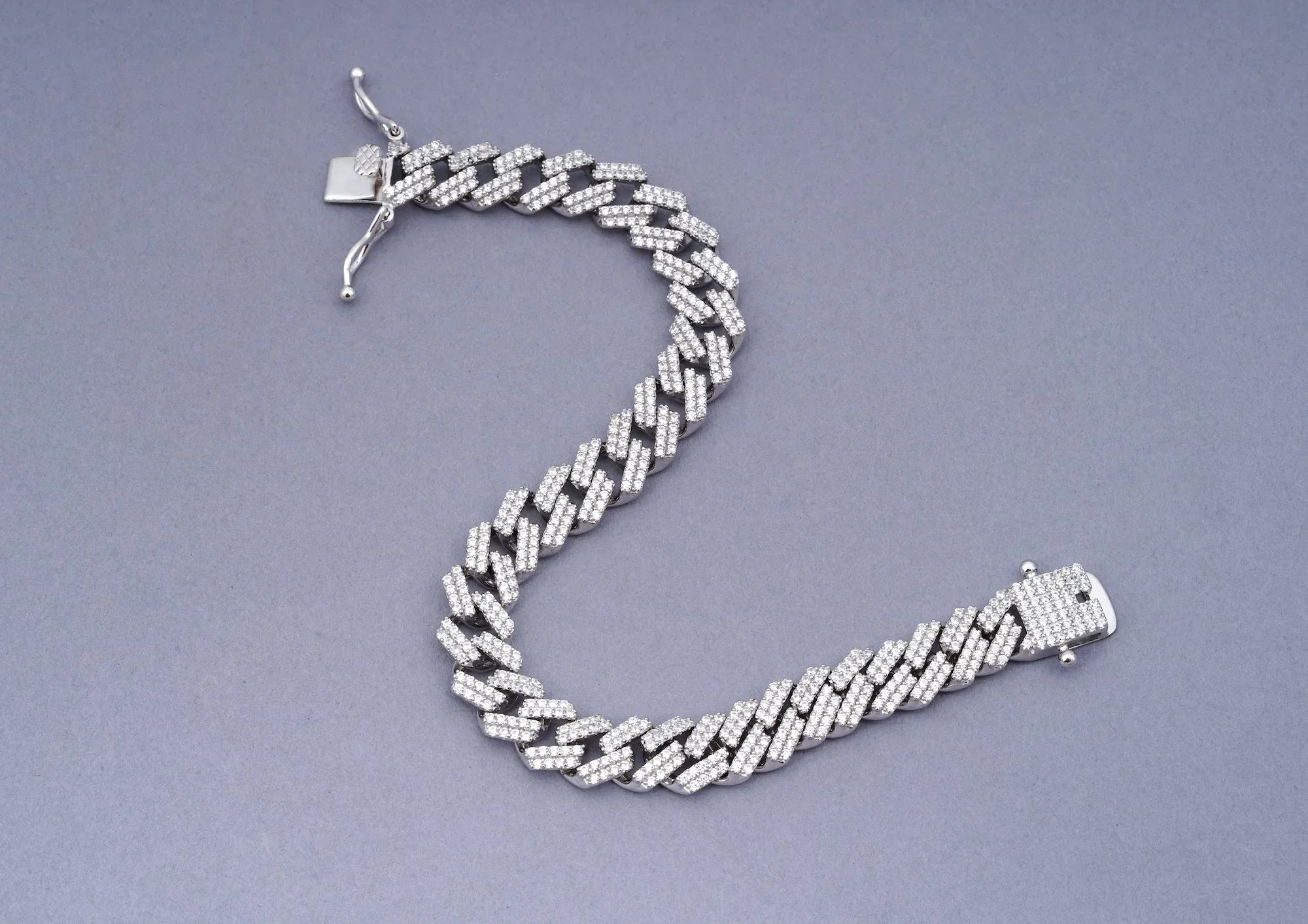 Iced Out Cuban Link Men Bracelet Secondary image
