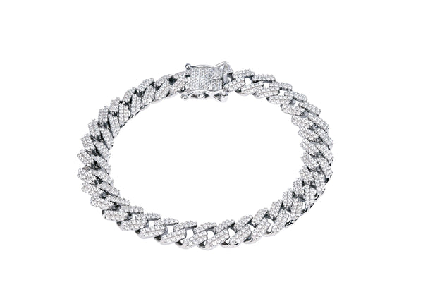 Iced Out Cuban Link Men Bracelet