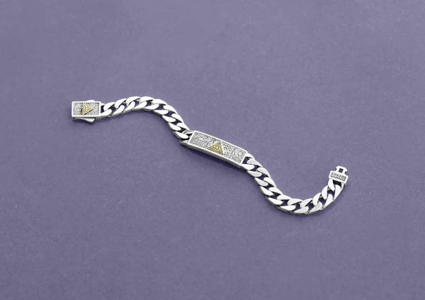Illuminati Cuban Men Bracelet