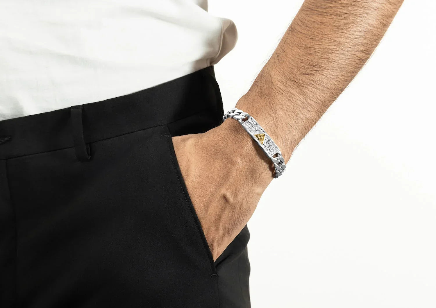 Illuminati Cuban Men Bracelet Secondary image