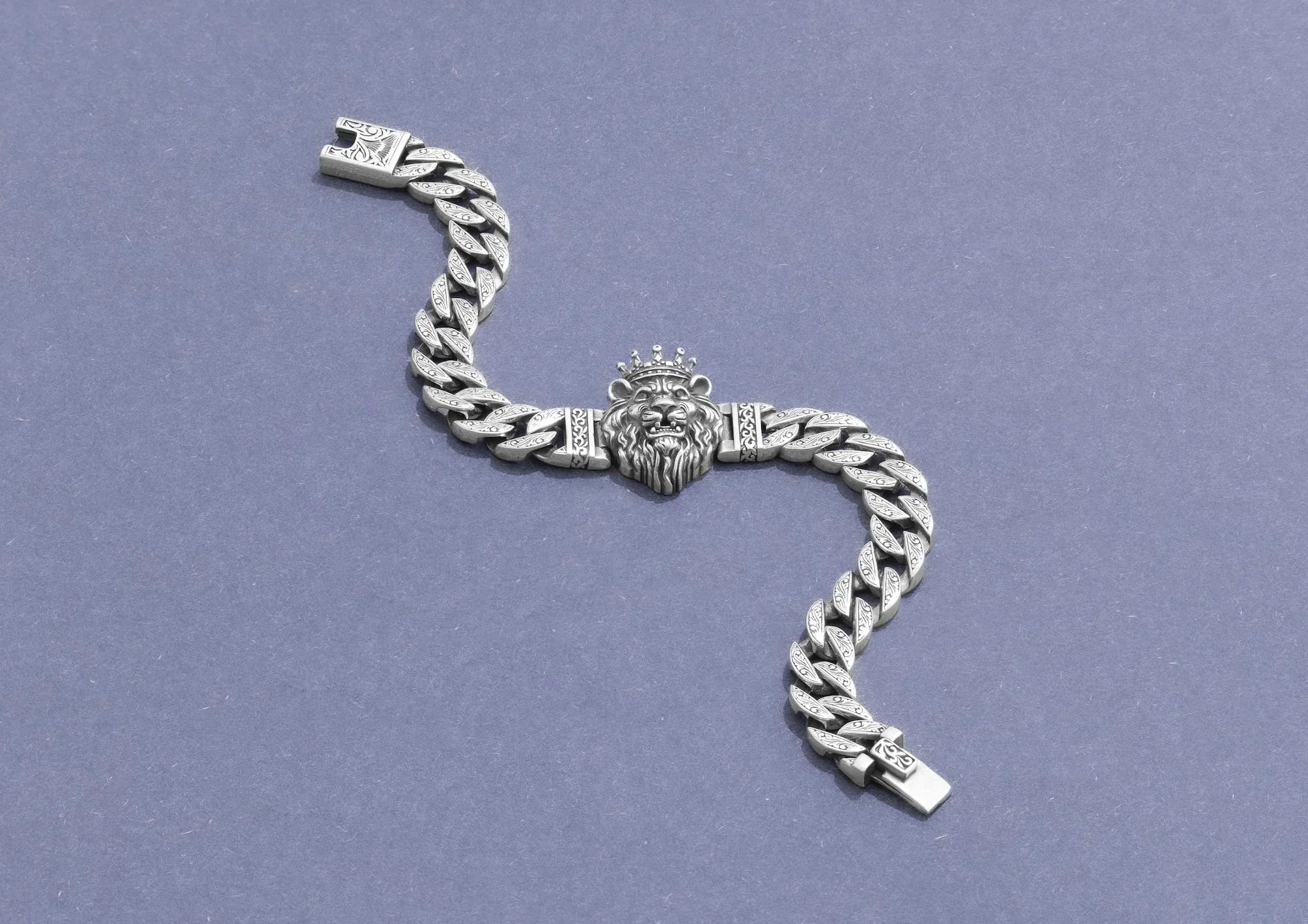 Lion King Oxidised Bracelet Secondary image