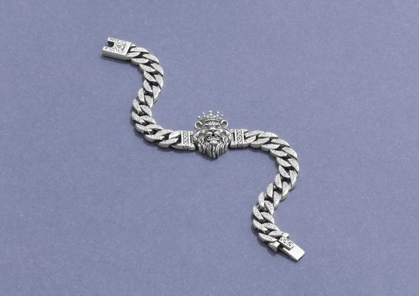 Lion King Oxidised Bracelet