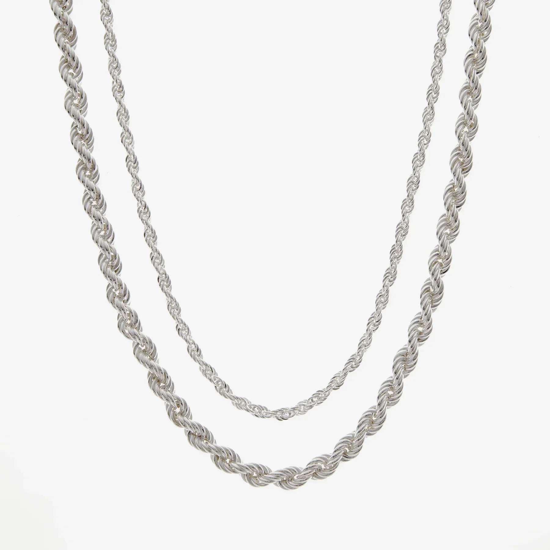 Rope Chain Necklace  Sterling Silver Main image