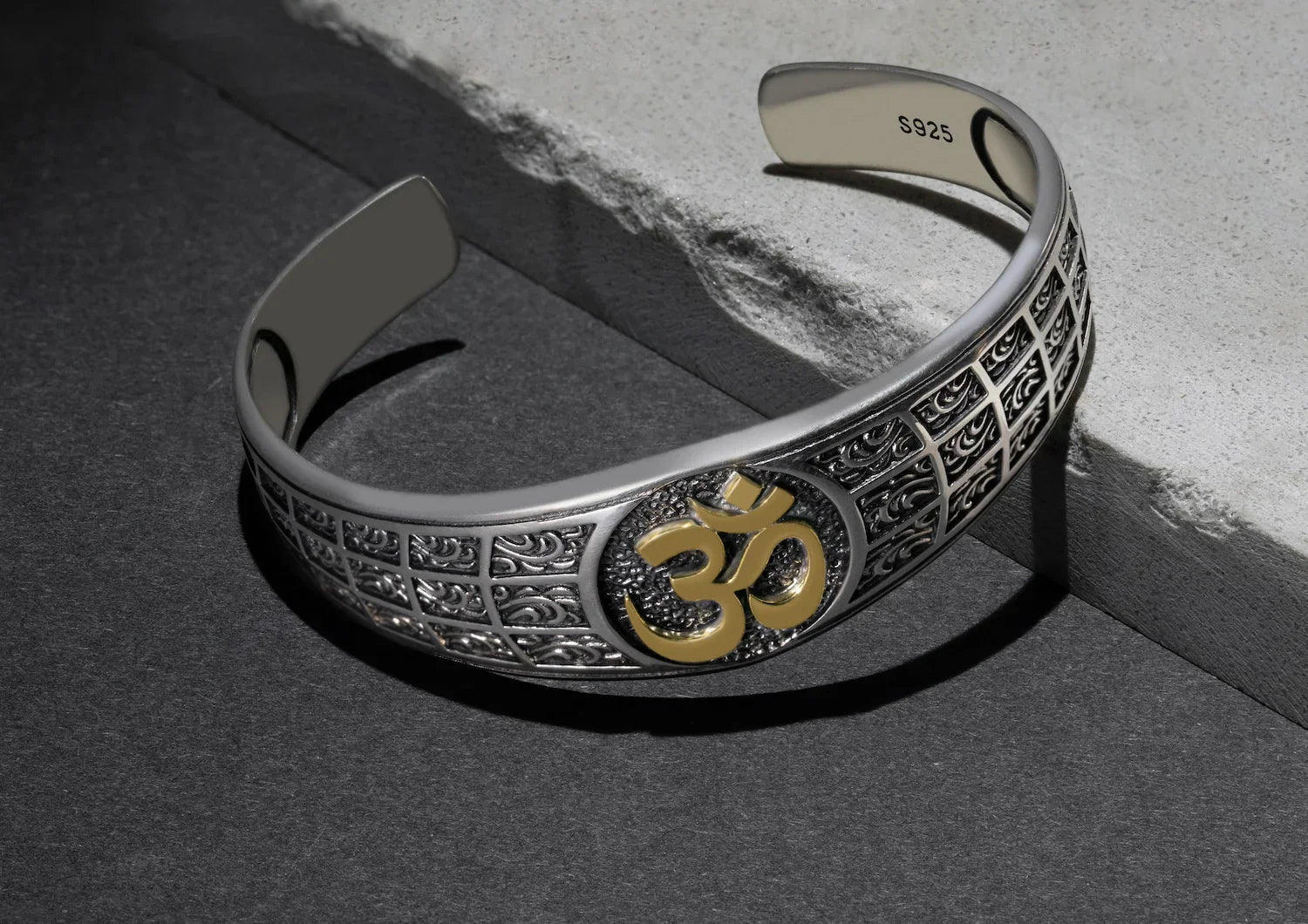 Om Wrist Cuff Men Bracelet Main image