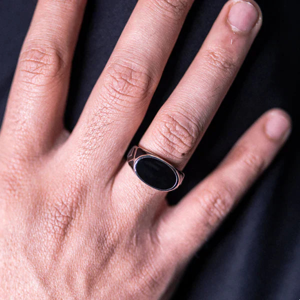 Onyx Eclipse Ring Secondary image