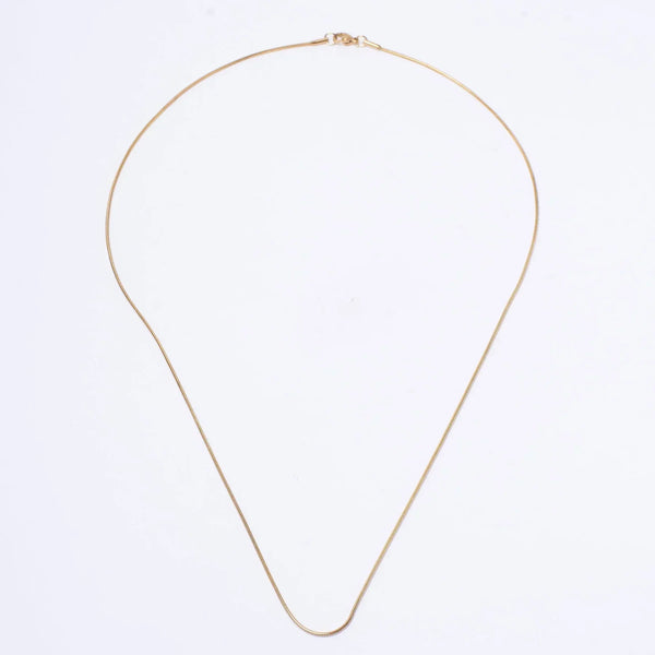 Round Snake Gold Chain