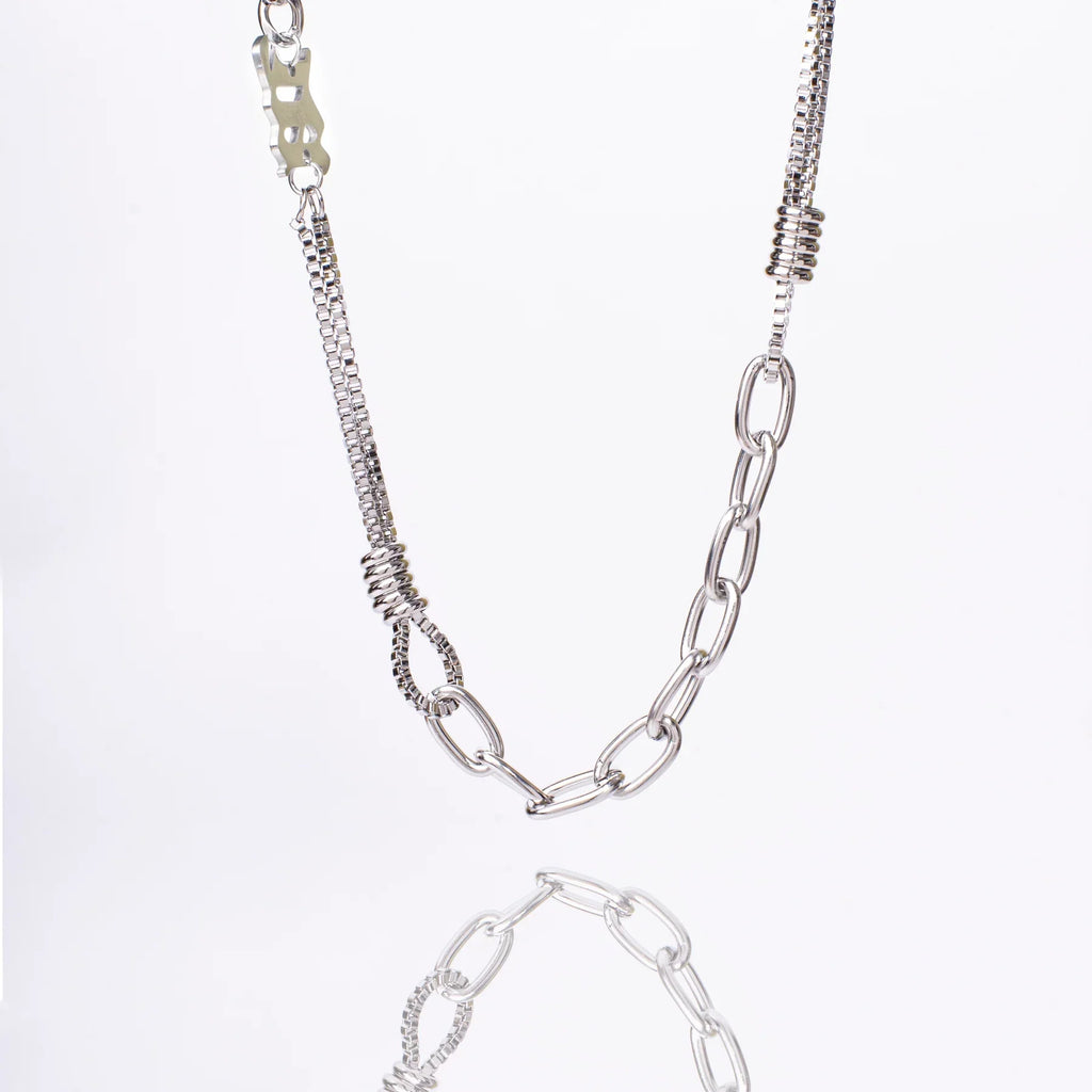 Cryptic Rune Silver Chain