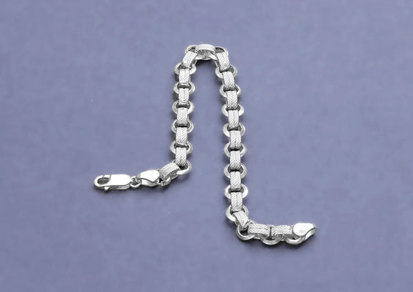 Greek Key Box Men Bracelet