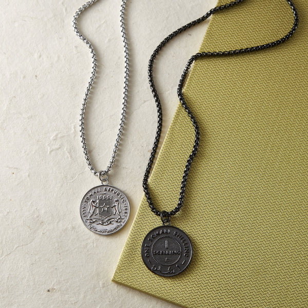 Country Coin Necklace  Men