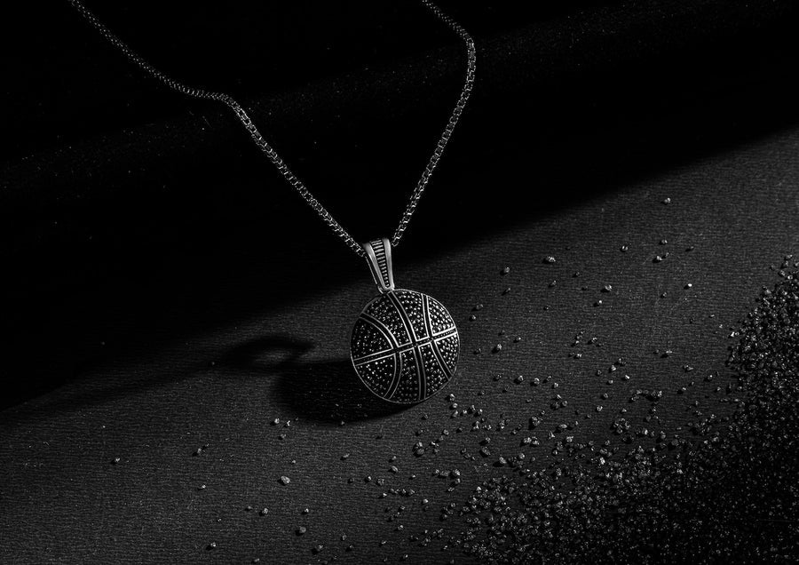 Studded Basketball Pendant Main image