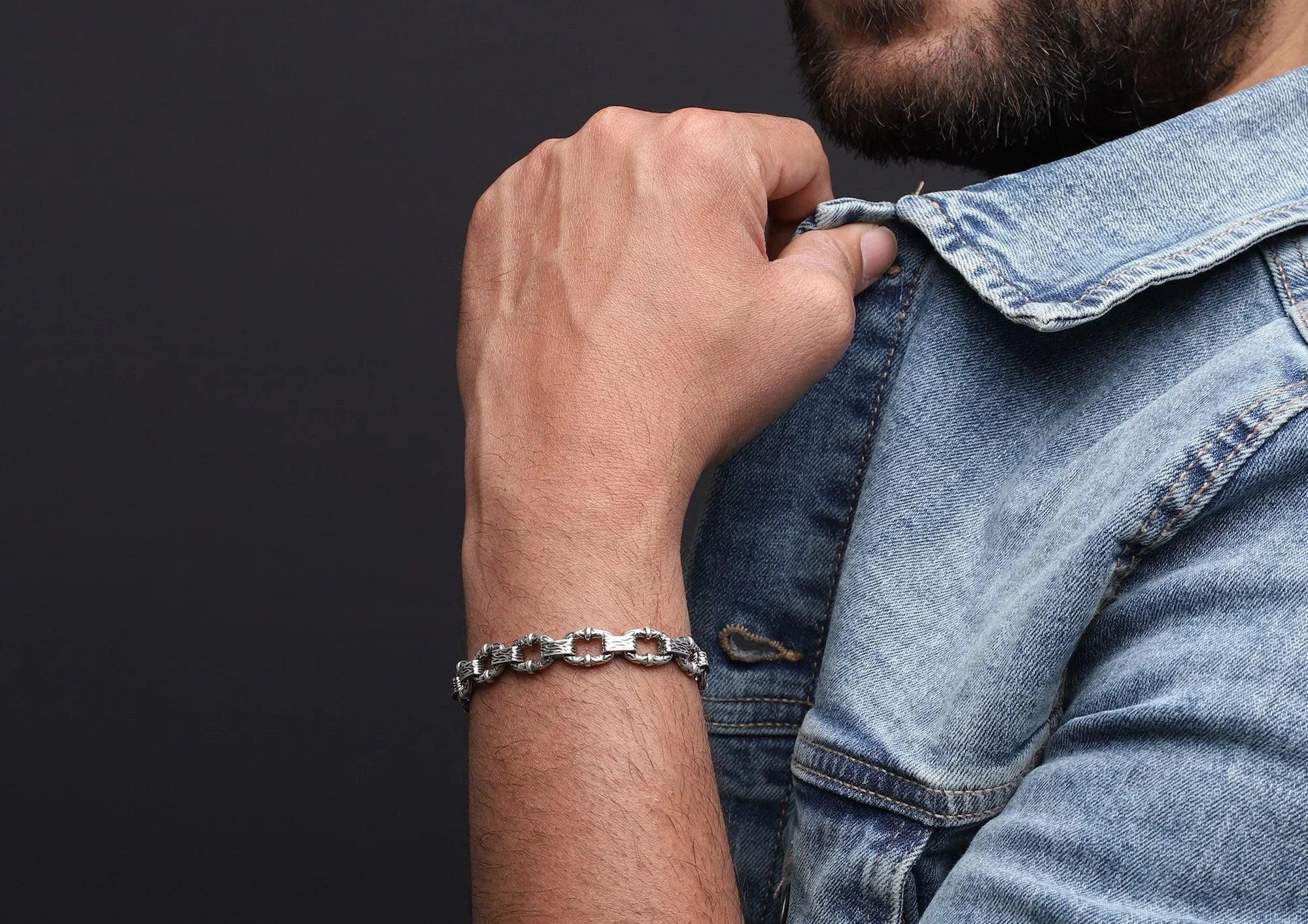 Victorian Chain Men Bracelet Secondary image